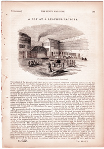 A Day at a Leather Factory 1842